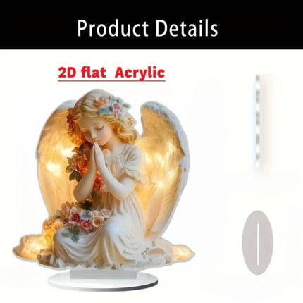 Card-insert Acrylic Standing Sign Flat Ornament