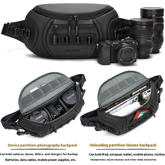 Camera Bag Fashion Shoulder Men's Chest Bag