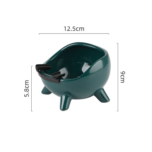 Cervical protection cat food bowl