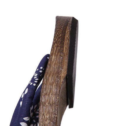 Handmade Japanese Men's Wooden Clogs And Slippers