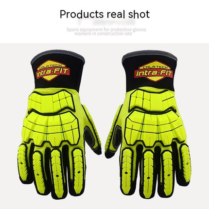 Anticollision Anti-cutting Wear-resistant Heavy-duty Multifunctional Mechanical Gloves