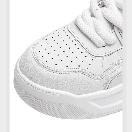 Men's Sports Thick Soled Height Increasing Small White Shoes