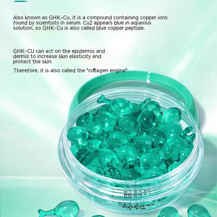 Blue Copper Peptide Liquid Capsule GHK-Cu Repair Sensitive Weak Muscle Ceramide