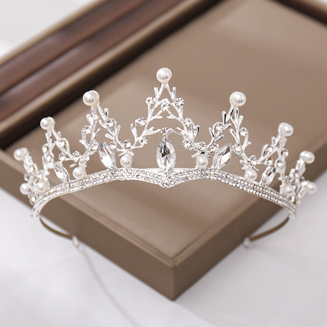 Mode Kristal Diamant Bruid Trou Haar Tiaras