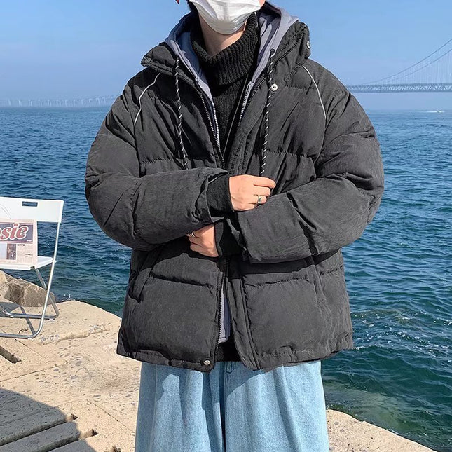 Men's Hong Kong Style Fashion Fried Street Padded Jacket