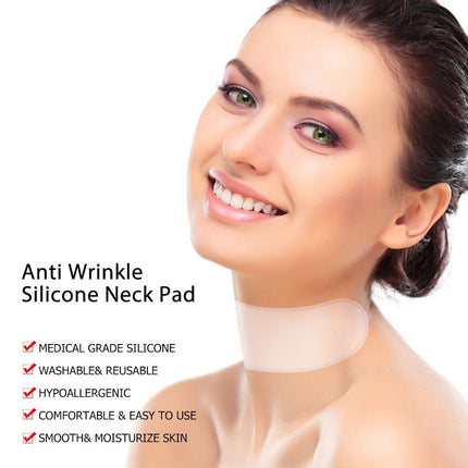 Silica gel anti wrinkle pad, chest sticking, pulling and tightening chest skin to prevent chest wrinkles, wrinkles, wrinkles, chest and heart.