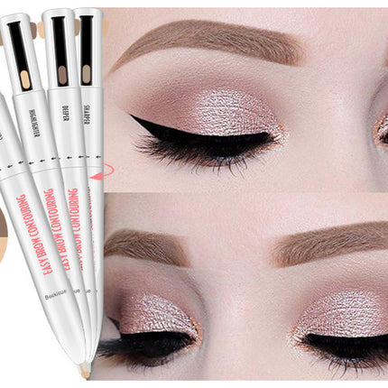 Eyebrow Shaping Set 3 In 1 Foldable Adjustable Eyebrow Stencil For Perfect Brows Shapes Makeup