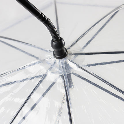 Hot Selling Transparent Pet Supplies Adjustable Pet C Type Umbrella