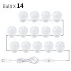 White 14 lights / USB