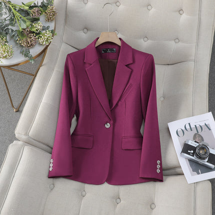 Autumn And Winter Small Suit New Temperament Goddess Style Small Suit Top