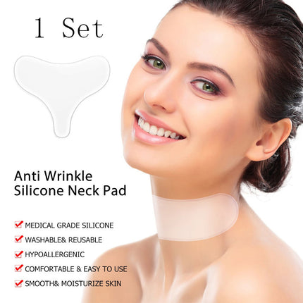 Silica gel anti wrinkle pad, chest sticking, pulling and tightening chest skin to prevent chest wrinkles, wrinkles, wrinkles, chest and heart.