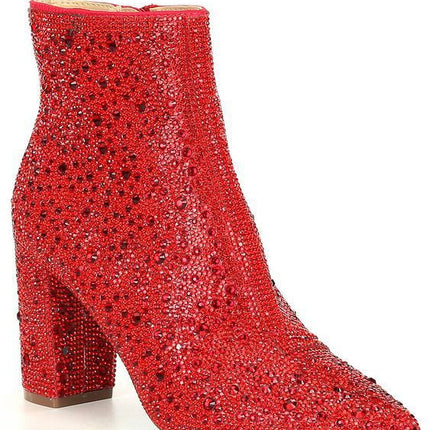 Rhinestone Puntneus Modieuse Enkelstewels