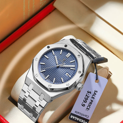 Men's Quartz Luminous Waterproof Watch