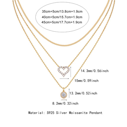 0.5 Carat Luxury Fashion Minimalist Trend Jewelry Silver Pendant Necklace With Top-quality Morganite, S925 Silver Electroplated With Gold