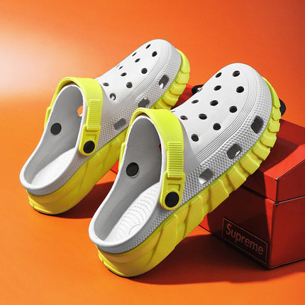 Hole Shoes Men's Outerwear Non-slip Wear-resistant Slippers