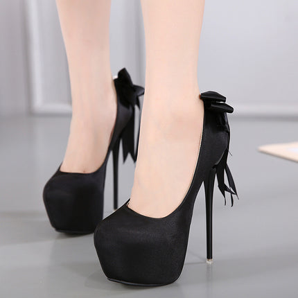 Dames Groot Grootte Kruis-aantrek Sexy Mans Anti-string Hoëhakke 16cm Dameskoene