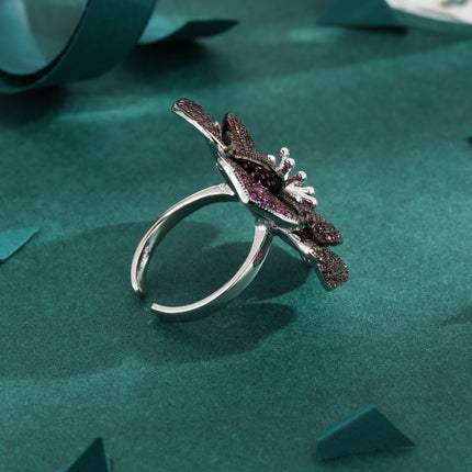 Europe And America Cross Border Classic French Ring Flower Rhinestone-embedded Zircon Bracelet