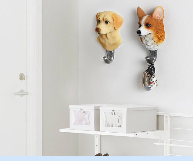 Household wall decoration hook creative wall hanging American coat hook hook hall entrance bathroom single coat hook free punching