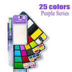 25 colors purple series