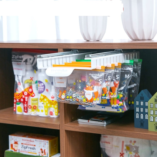 Household Storage Bag Storage Rail Rack Perforation-free Hanging Rack