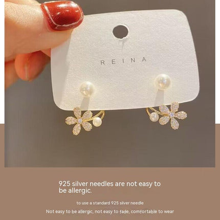 Women's Flower Elegant High-grade Earrings Summer