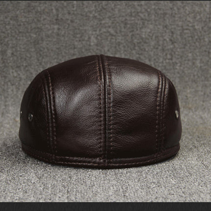 First Layer Cowhide Comfortable And Fashionable Sunscreen Beret