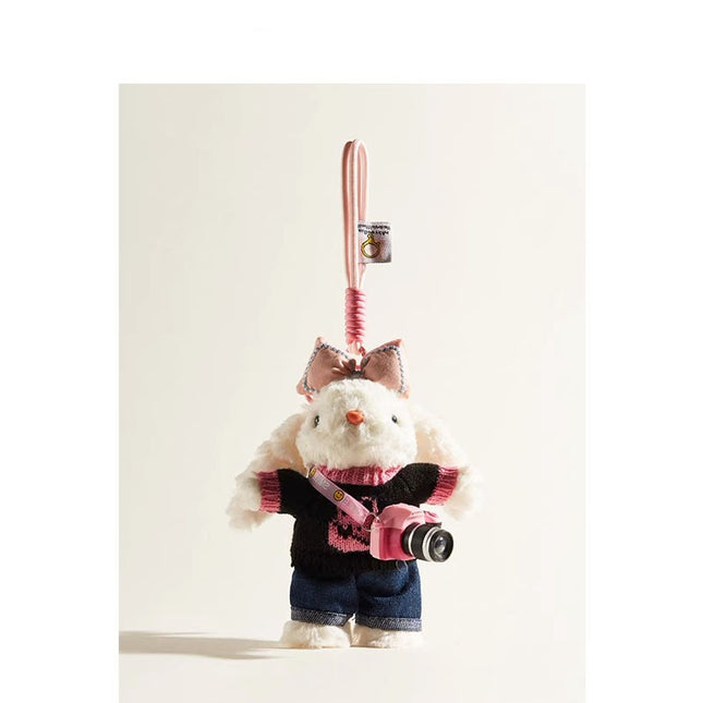 Plush Key Chain Cute Rabbit Doll Cartoon Pendant