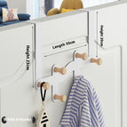 Ivory White 6 Hooks