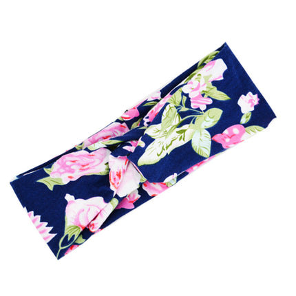 Blomme-kruishaarband