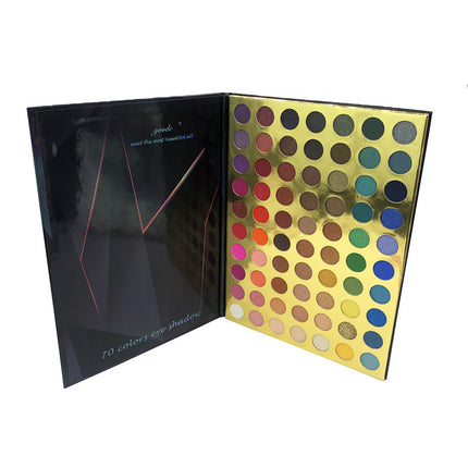70 Color Eyeshadow Multicolor Eyeshadow Palette Matte Pearlescent Color