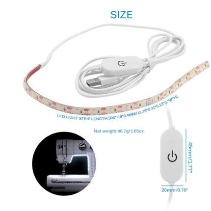 Sewing Machine Light Strip Touch Sensitive Dimming LED Light Bar