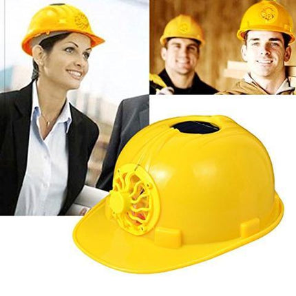 ComfyWorker Tm  Solar Fan Helmet