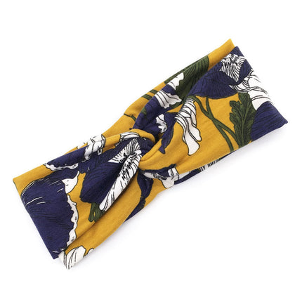 Blomme-kruishaarband