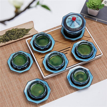 Creative Ceramic Tea Set Porcelain Teapot Teacups Trays Teaware Portable Travel Drinkware