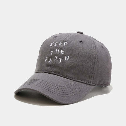 Men's Simplicity Small Letter Embroidered Baseball Cap