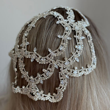 Blomagtige Temperament Retro Bruid Hoofband Strass