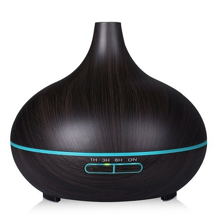 Creative Home Appliance Full Wood Grain Remote Control Aromatherapy Lamp