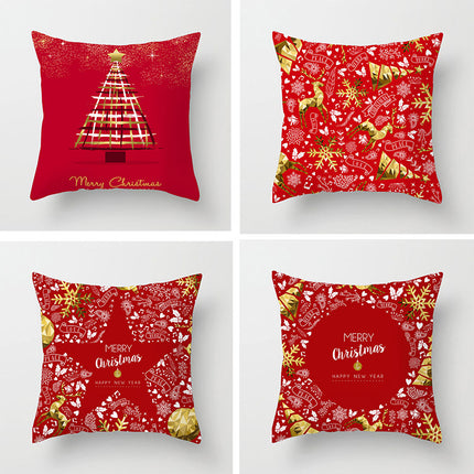 Christmas linen Pillowcase