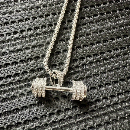 Euro-Amerikaanse Vol-Kristal Hip-Hop Hanger Halter Ketting Stelling Juweliersware