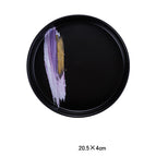 Black violet / 8inch deep dish