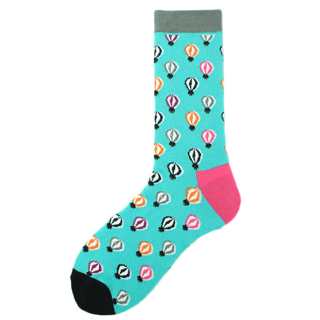 Trendy Men's Cotton Mid-calf Length Socks