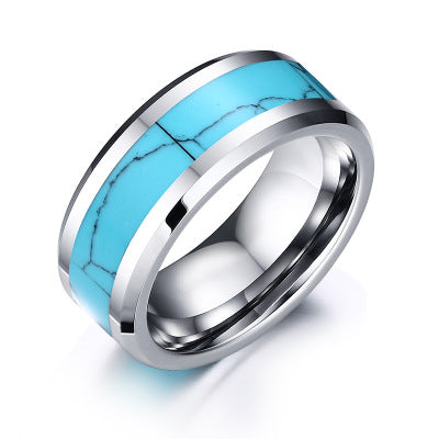 Turkoois wolframstaalring