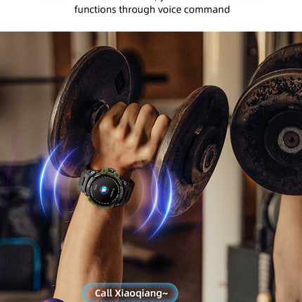 Drie-vaste Buitelewe Sport Slimhorlosie Bluetooth-oproepe