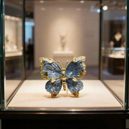 Crystal Butterfly Dual-use Original-design Corsagebrooch