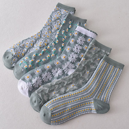 All-matching Autumn And Winter New Relief Women's Stockings
