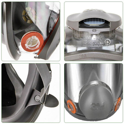 Rubber Grootvisie Gas Volmasker MF16 Masker