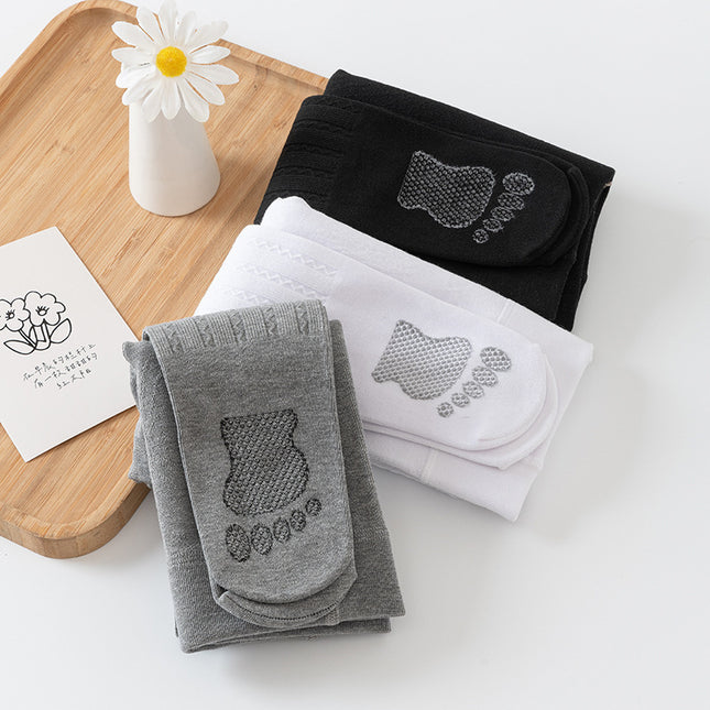 Girls' Thin Velvet Wave Pattern Dragon Claw Wool Tights