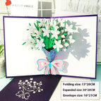 3D Greeting Card Gardenia