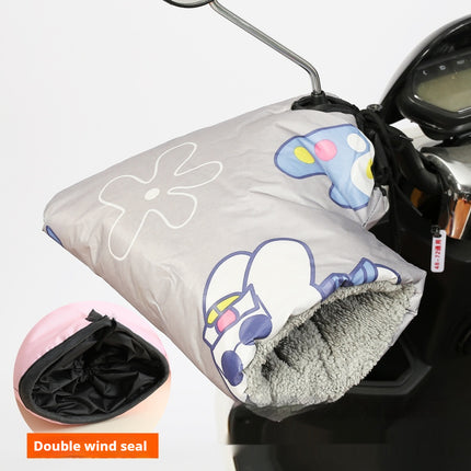 Winter Electric Motorcycle Handle Thickened Waterproof
