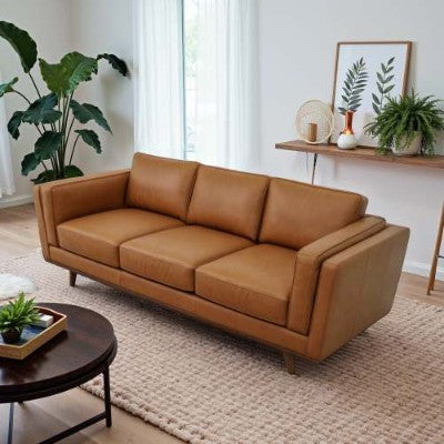 Chase Midde-eeuse Moderne Regte Leerbank
